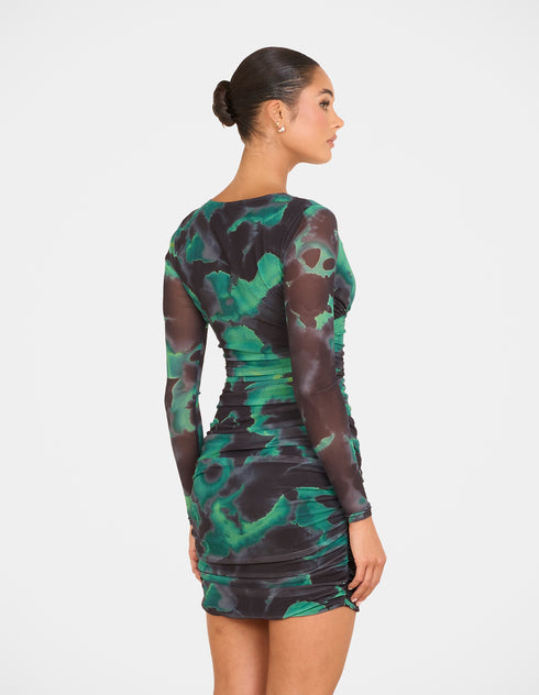 Bennie Mesh Mini Dress